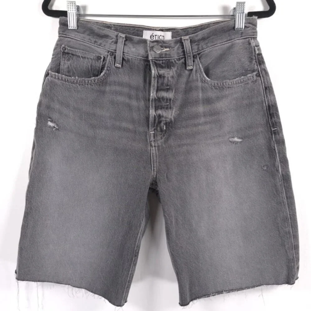 NWT‎ éTICA ORGANIC COTTON Blend Brandy Long Shorts QUARTZSITE EW179122 Size 28